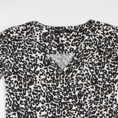 Womens UK Size 10 NEXT Black Basic Blouse
