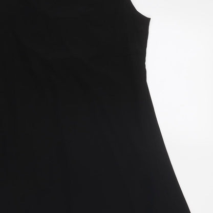 Butler & Wilson Womens Black Polyester Trapeze & Swing Size M Round Neck Pullover