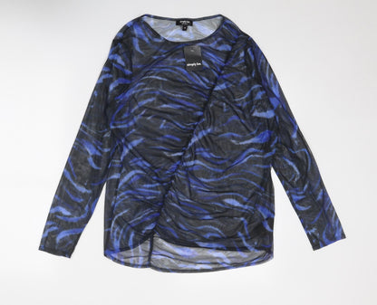 Womens UK Size 16 Simply Be Blue Basic Blouse