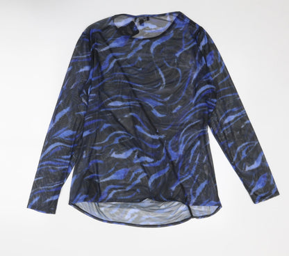 Womens UK Size 16 Simply Be Blue Basic Blouse