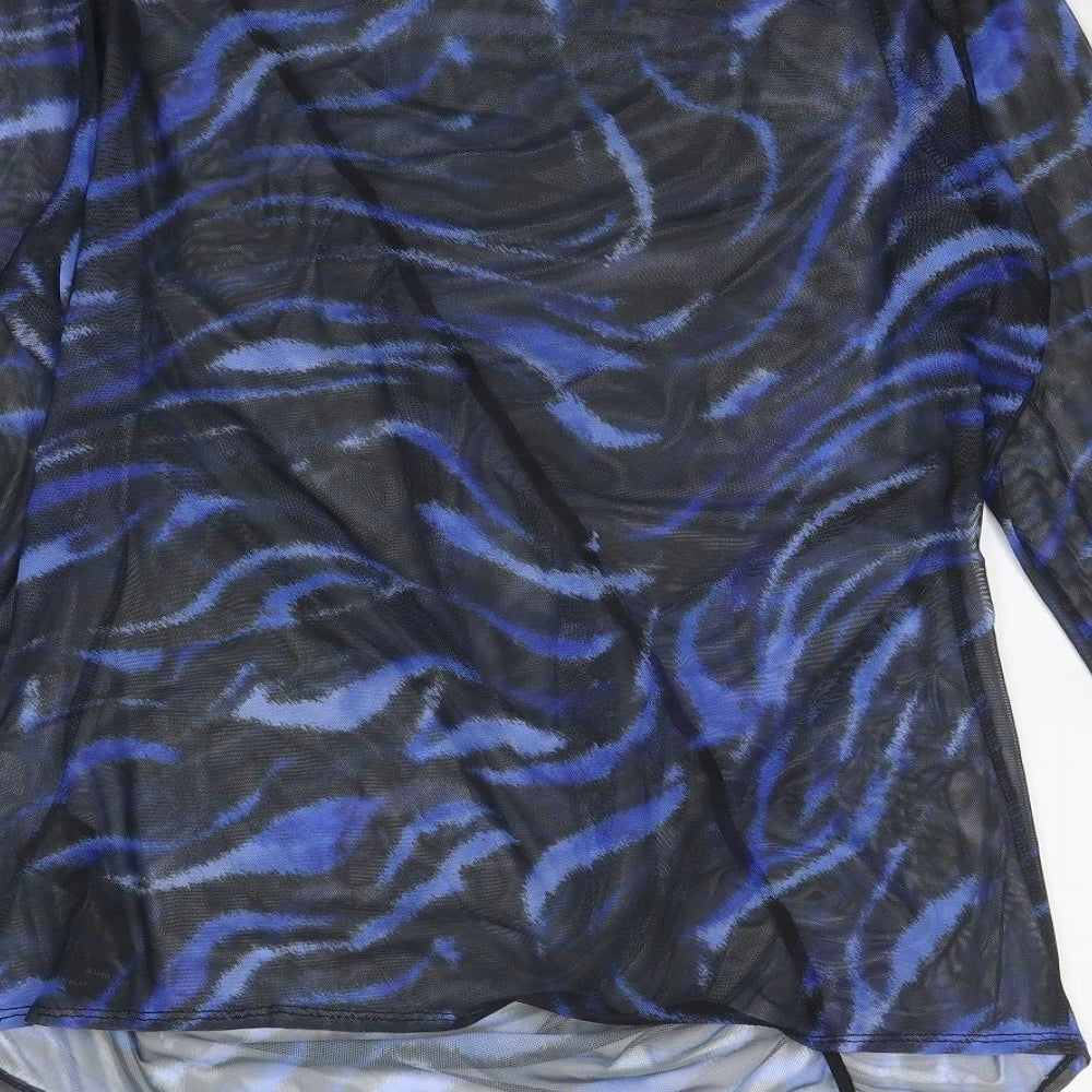 Womens UK Size 16 Simply Be Blue Basic Blouse