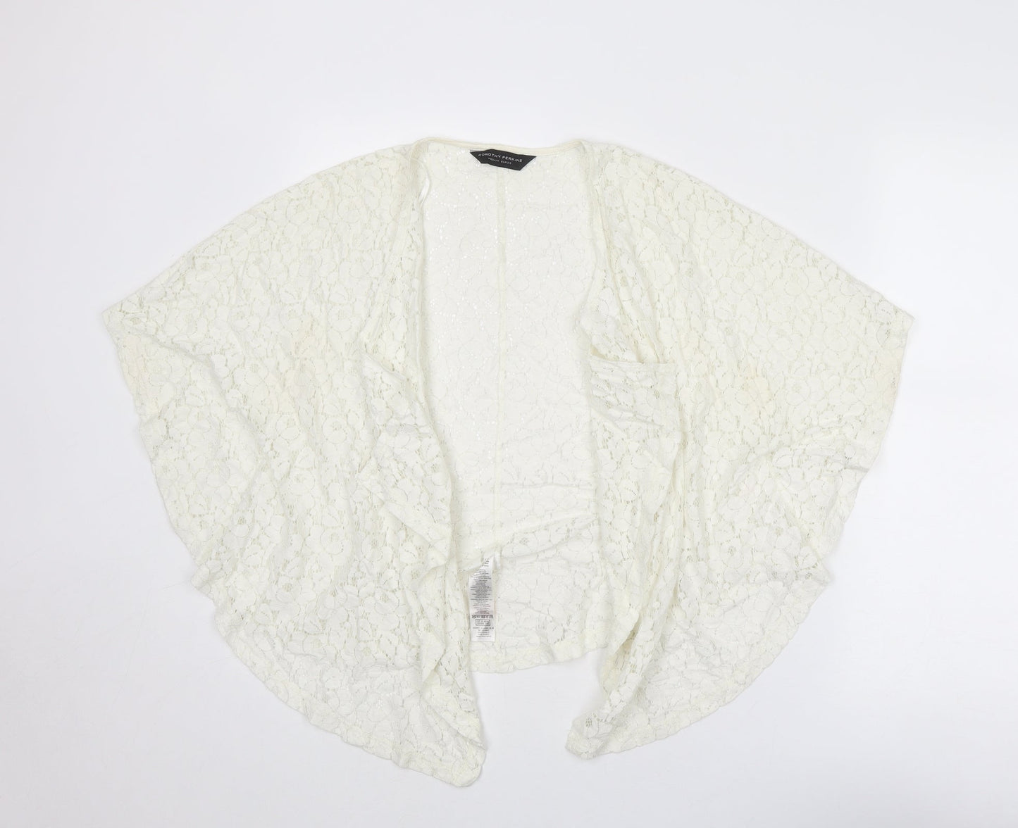 Womens UK Size M Dorothy Perkins Ivory Kimono Blouse