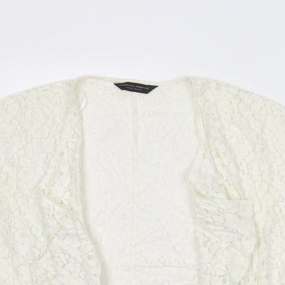 Womens UK Size M Dorothy Perkins Ivory Kimono Blouse