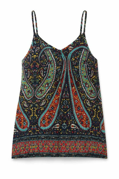 Womens UK Size 6 Hearts & bows Multicoloured Basic Tank