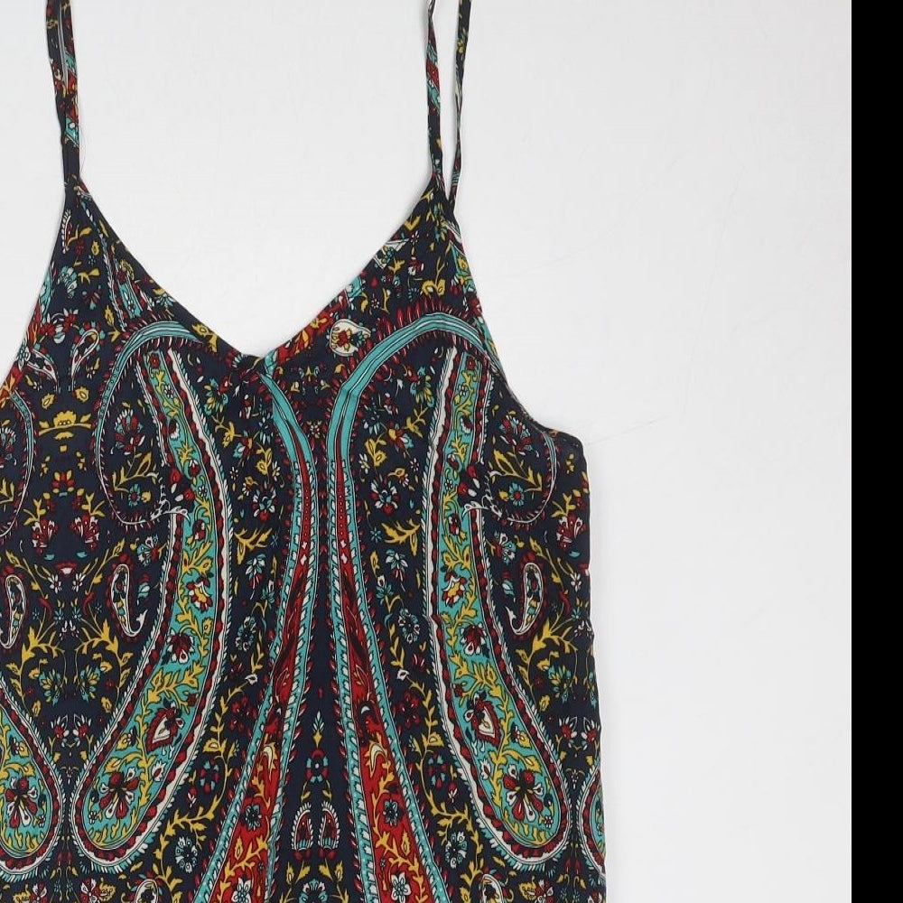 Womens UK Size 6 Hearts & bows Multicoloured Basic Tank