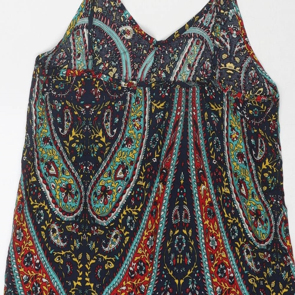 Womens UK Size 6 Hearts & bows Multicoloured Basic Tank