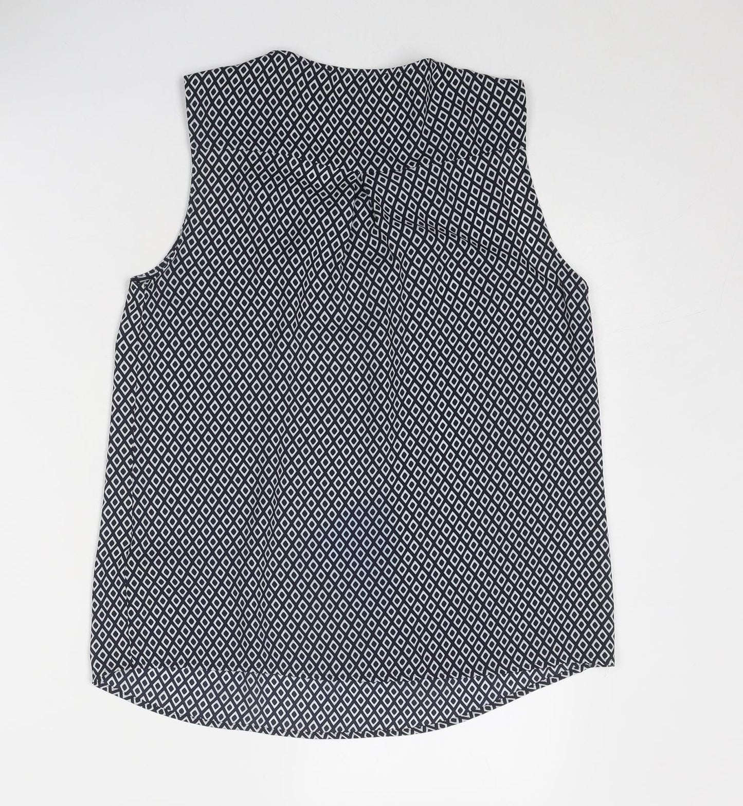Womens UK Size 6 Marks and Spencer Blue Basic Tank