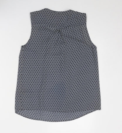 Womens UK Size 6 Marks and Spencer Blue Basic Tank