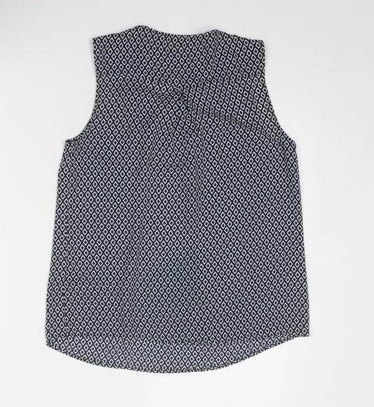 Womens UK Size 6 Marks and Spencer Blue Basic Tank