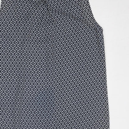 Womens UK Size 6 Marks and Spencer Blue Basic Tank
