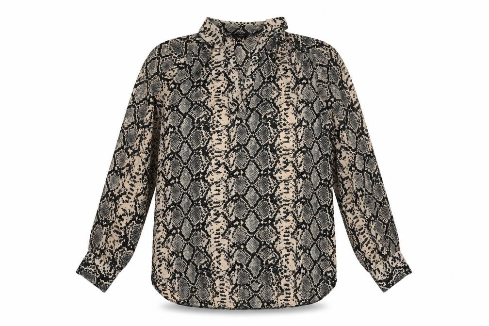 Womens UK Size 14 M&Co Beige Basic Blouse