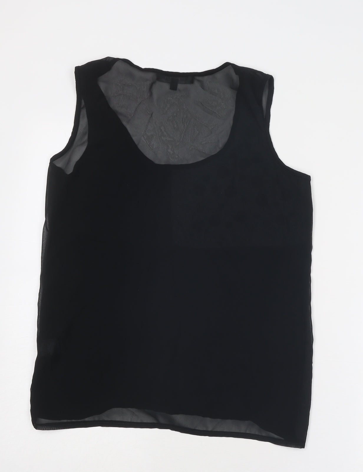Womens UK Size 10 Limited Collection Black Basic Tank
