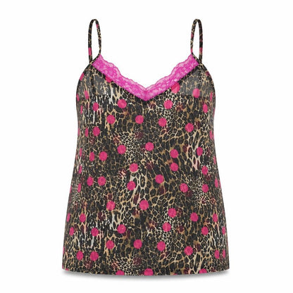 Womens UK Size 14 Boohoo Multicoloured Basic Tank