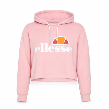 Ellesse Womens Pink Cotton Pullover Hoodie Size 12 Pullover