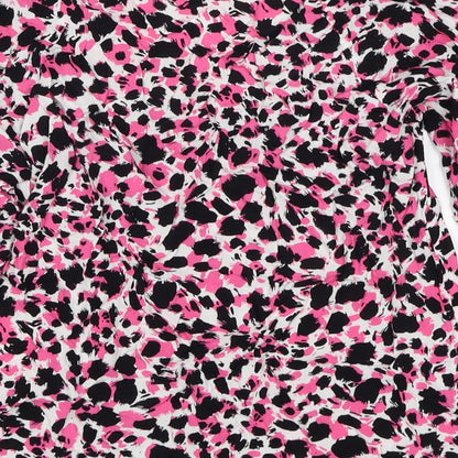 Womens UK Size 12 Warehouse Pink Basic Blouse