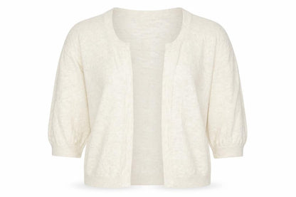 NEXT Womens Beige V-Neck Cotton Cardigan Jumper Size 14