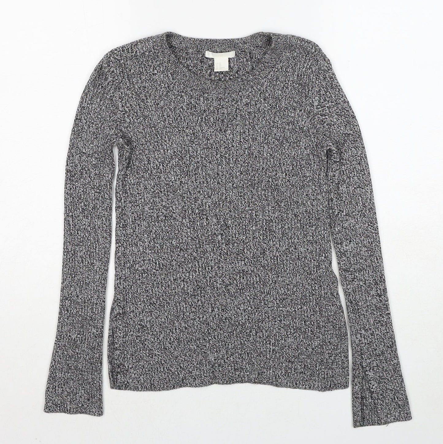 Womens UK Size XS H&M Grey Pullover Jumper
