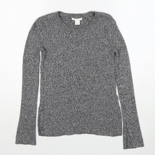 Womens UK Size XS H&M Grey Pullover Jumper