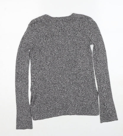 Womens UK Size XS H&M Grey Pullover Jumper
