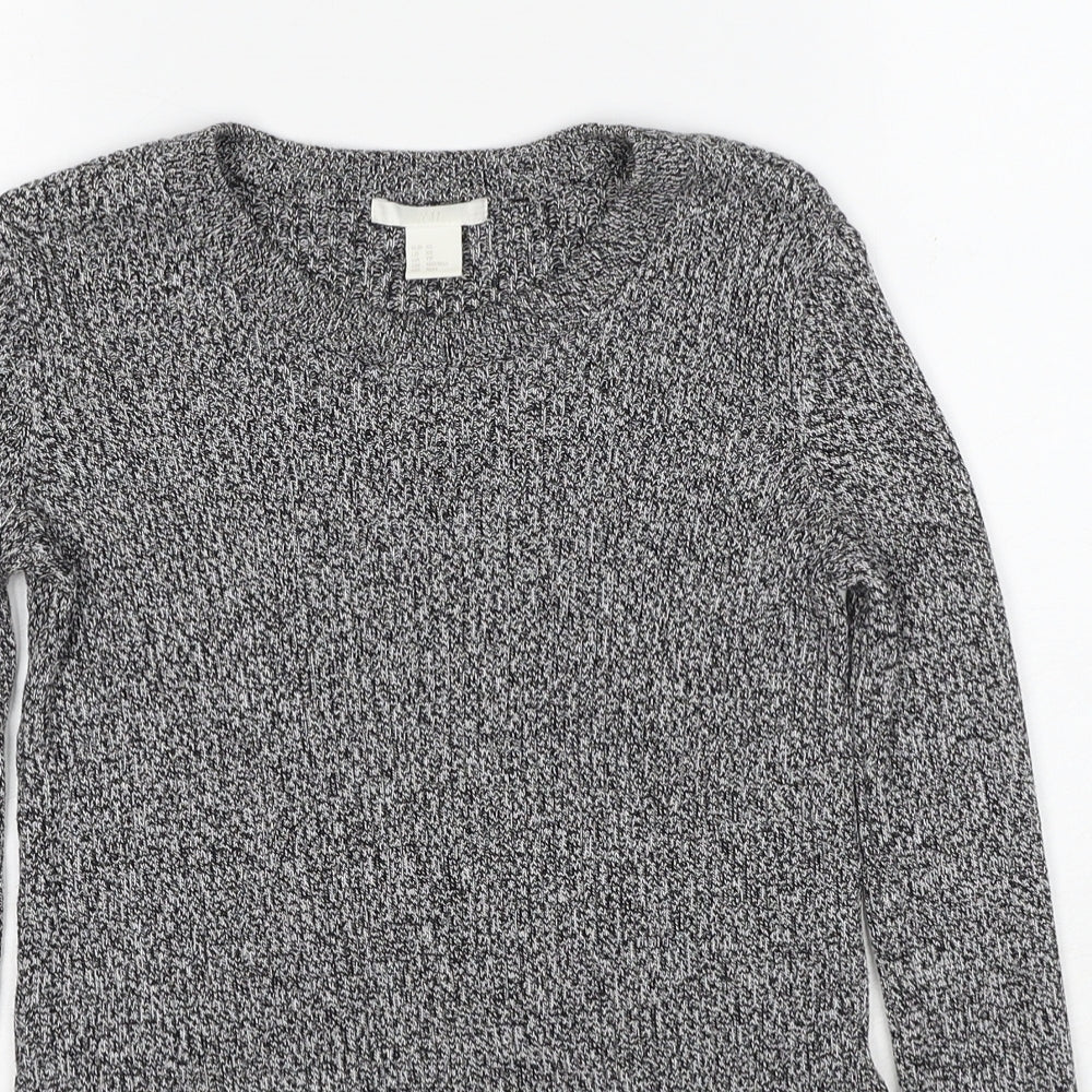 Womens UK Size XS H&M Grey Pullover Jumper