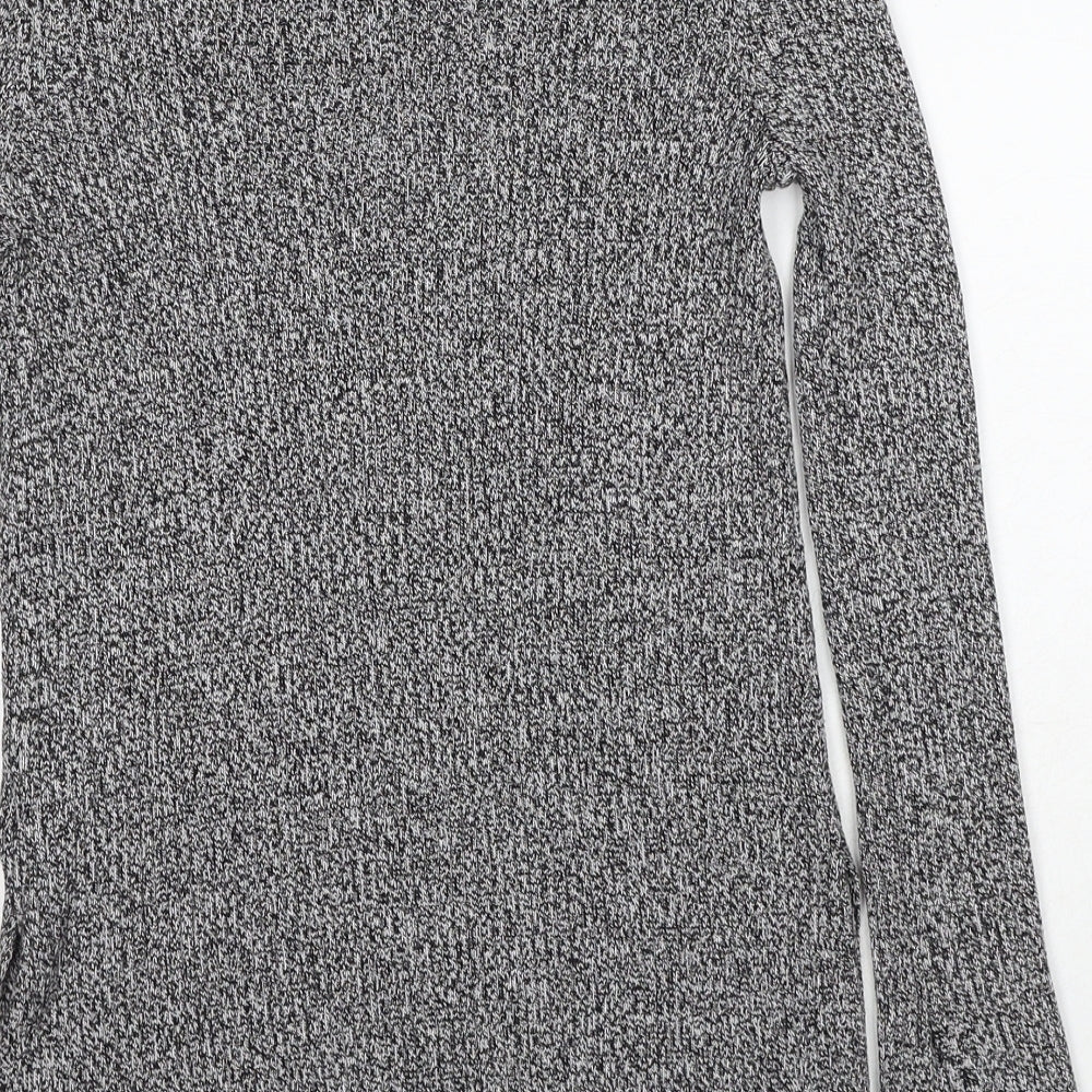 Womens UK Size XS H&M Grey Pullover Jumper