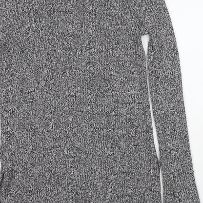 Womens UK Size XS H&M Grey Pullover Jumper