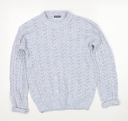 Womens UK Size S Beloved Blue Pullover Jumper