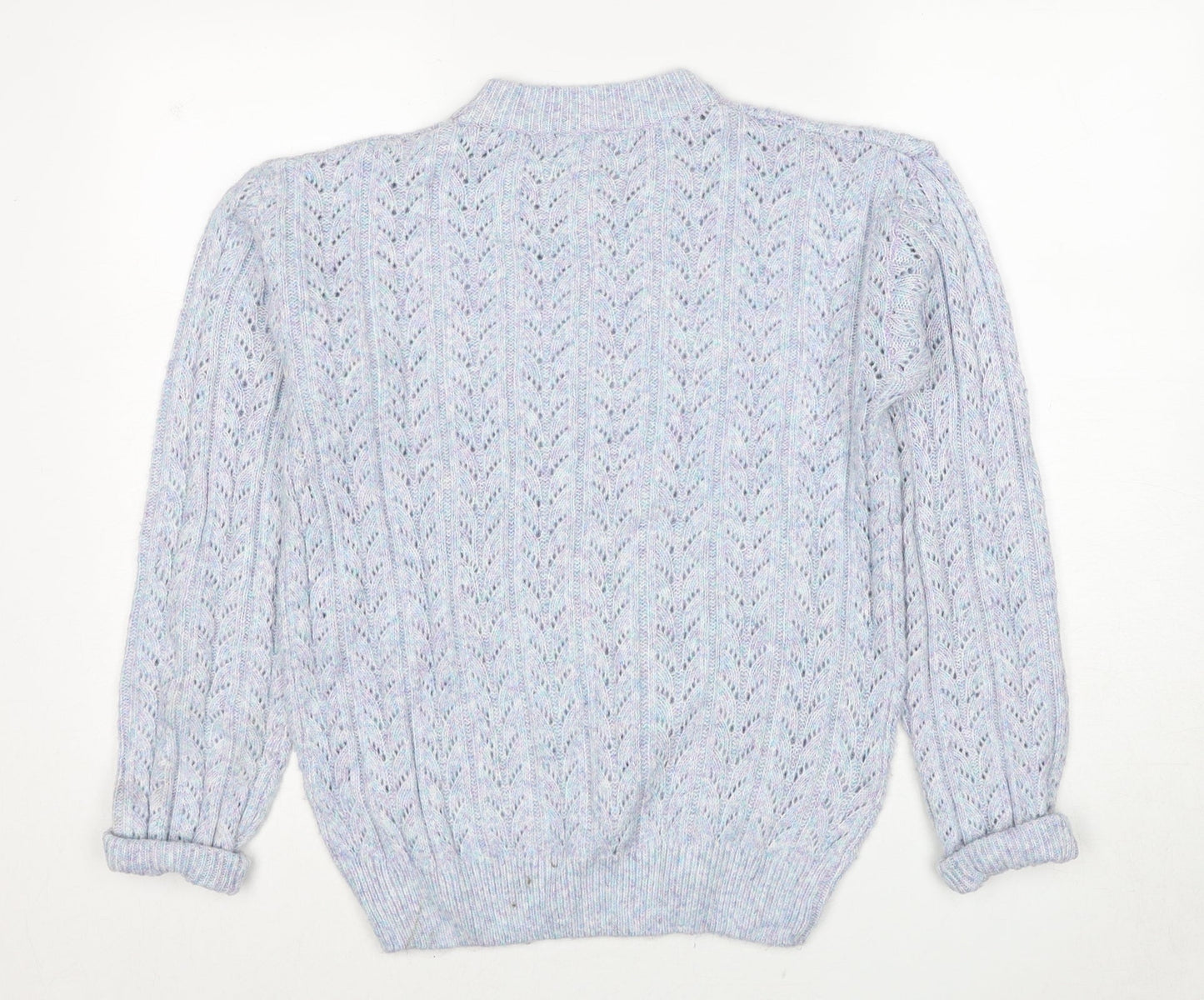 Womens UK Size S Beloved Blue Pullover Jumper