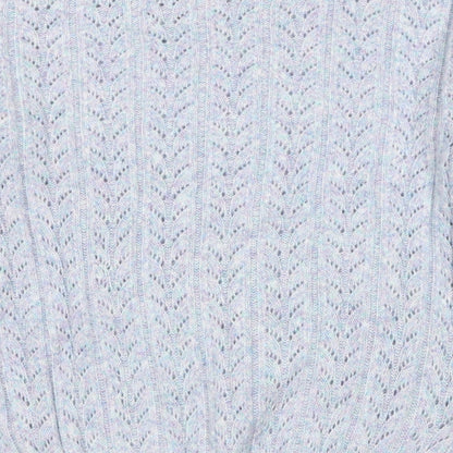 Womens UK Size S Beloved Blue Pullover Jumper