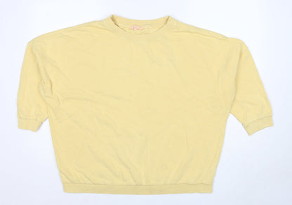 Womens UK Size L NEXT Yellow Pullover Sweatshirt