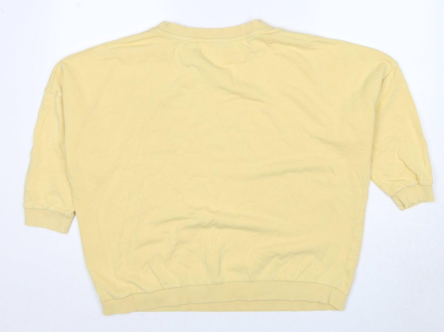 Womens UK Size L NEXT Yellow Pullover Sweatshirt