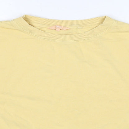 Womens UK Size L NEXT Yellow Pullover Sweatshirt