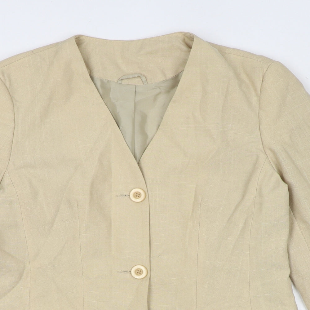 Womens UK Size 10 St Bernard Beige Jacket