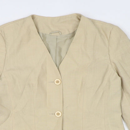 Womens UK Size 10 St Bernard Beige Jacket
