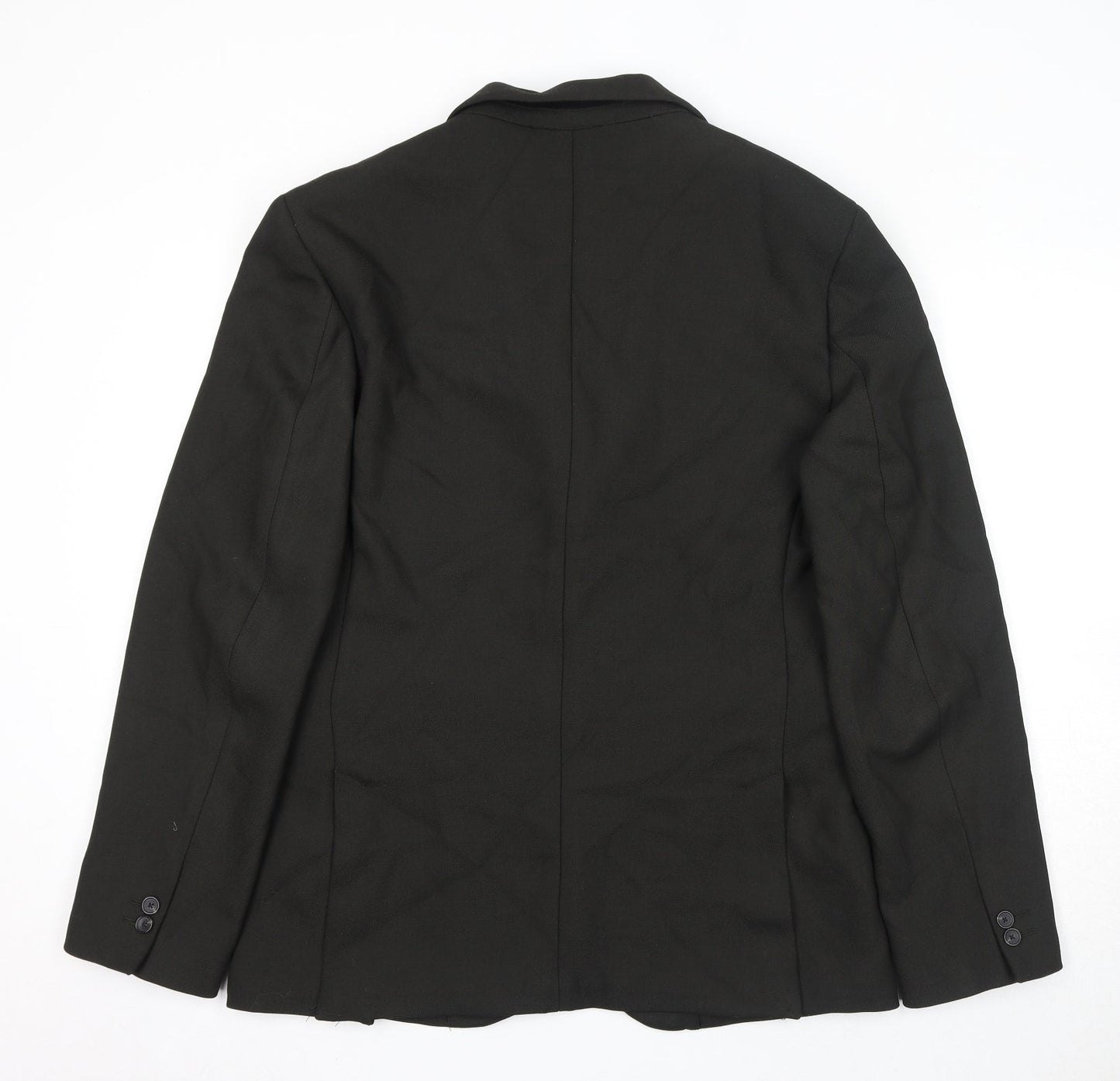 Mens UK Size XL Zara Regular Black Suit Jacket