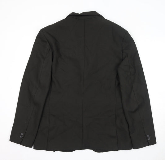 Mens UK Size XL Zara Regular Black Suit Jacket
