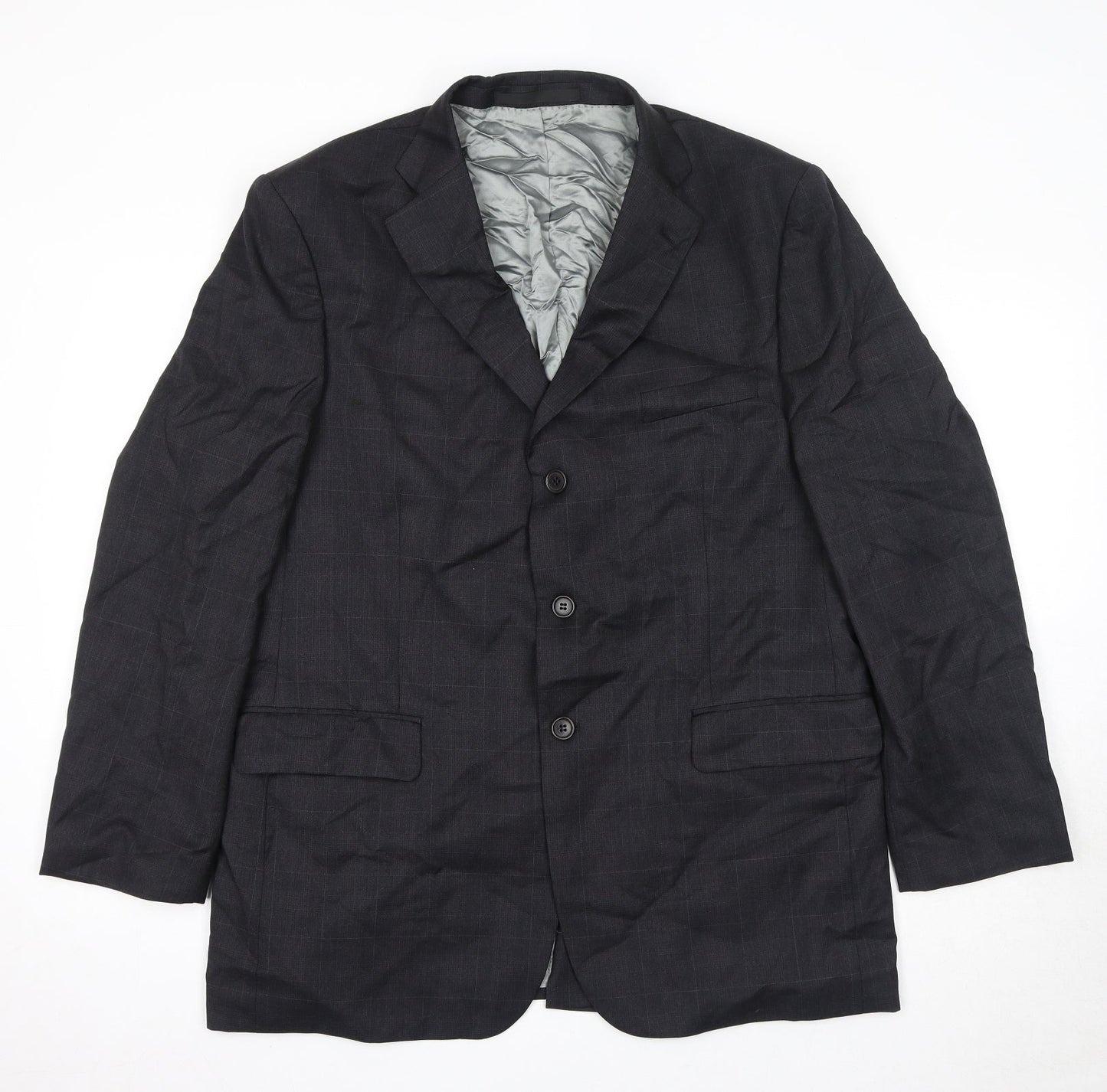 Mens UK Size 42 Marks and Spencer Regular Black Suit Jacket