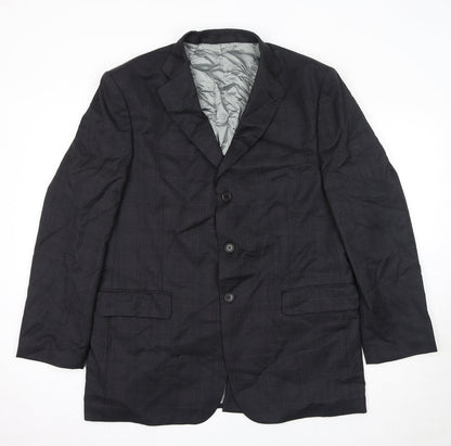 Mens UK Size 42 Marks and Spencer Regular Black Suit Jacket