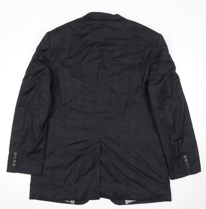 Mens UK Size 42 Marks and Spencer Regular Black Suit Jacket