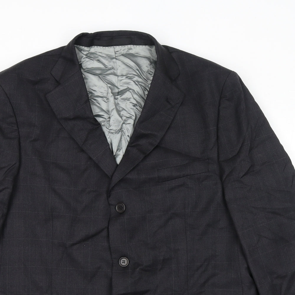 Mens UK Size 42 Marks and Spencer Regular Black Suit Jacket