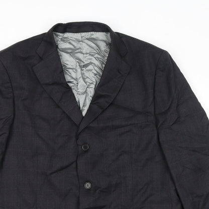 Mens UK Size 42 Marks and Spencer Regular Black Suit Jacket