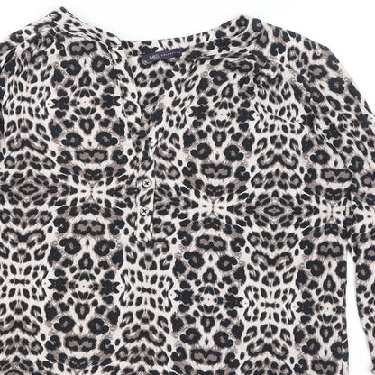 Womens UK Size 10 Marks and Spencer Brown Basic Blouse