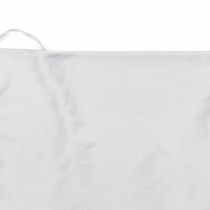 Boohoo Womens Grey Polyester Basic Tank Size L Square Neck