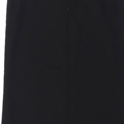 Limited Collection Womens Black Polyester A-Line Size 10 Round Neck Pullover
