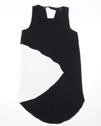 Womens UK Size 6 River Island Black Basic Tank