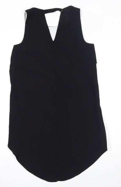 Womens UK Size 6 River Island Black Basic Tank