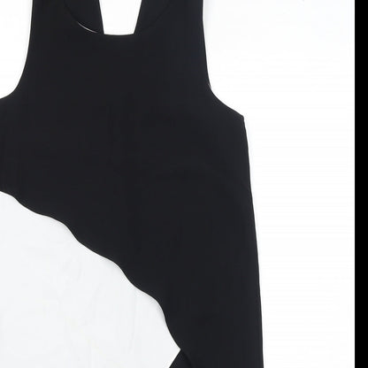 Womens UK Size 6 River Island Black Basic Tank