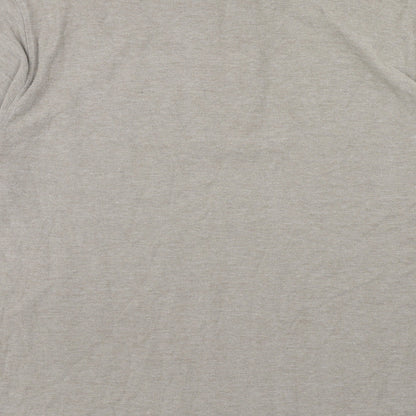 Wolsey Mens Brown Cotton Polo Size 2XL Collared Button