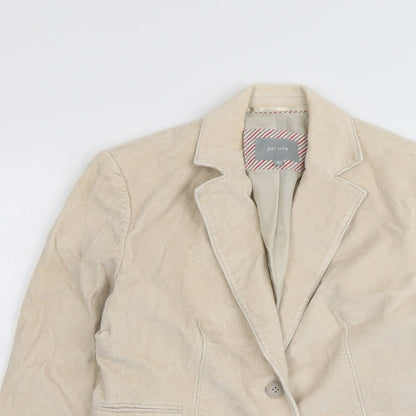 Womens UK Size 10 Per Una Beige Jacket