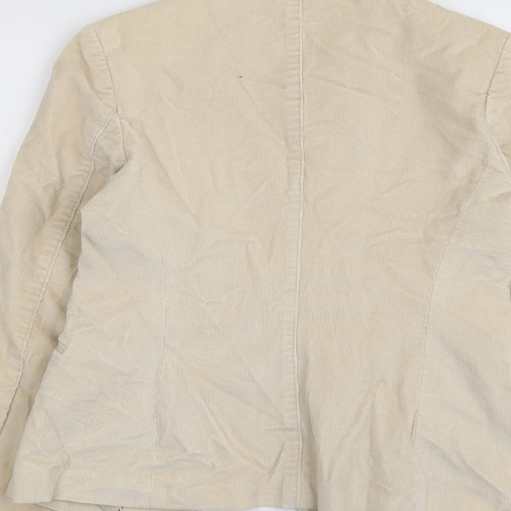 Womens UK Size 10 Per Una Beige Jacket
